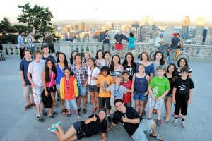 Camp with language classes in Montreal for teenagers