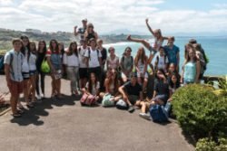 French camp in Biarritz for foreign children and young people