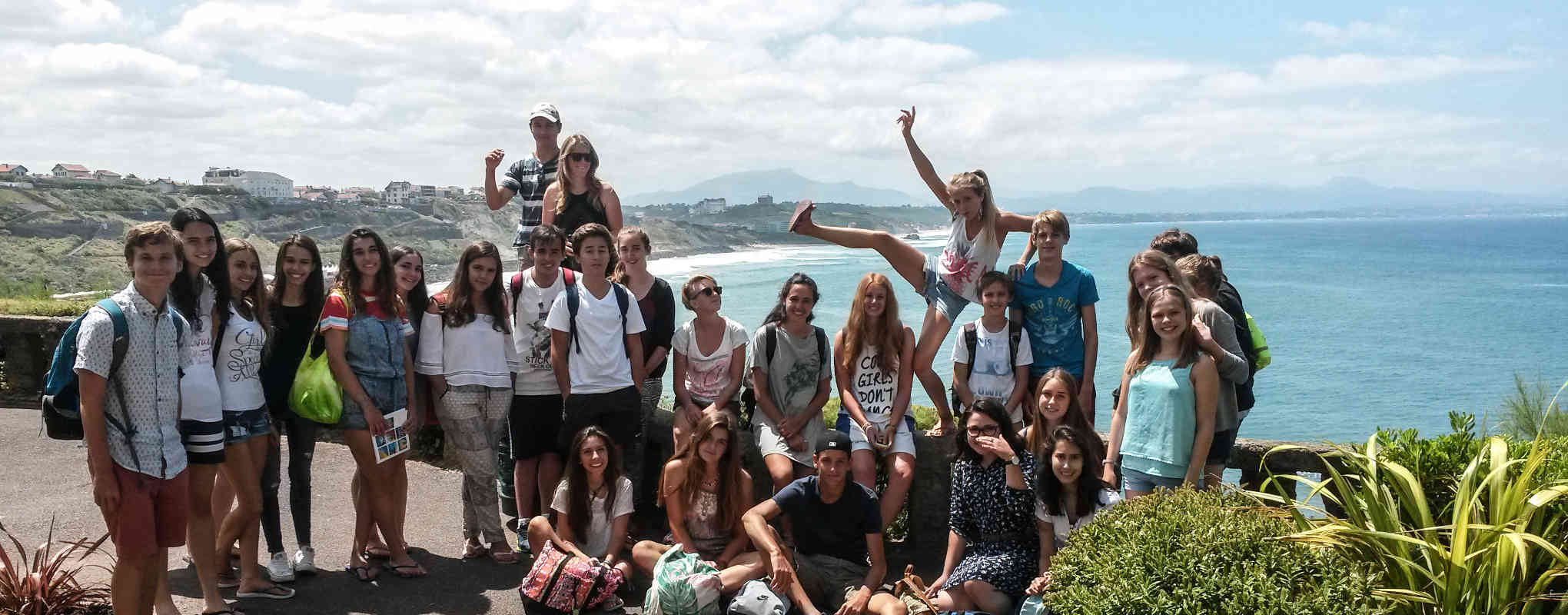 Campamentos y cursos de francés para niños y jóvenes en Biarritz